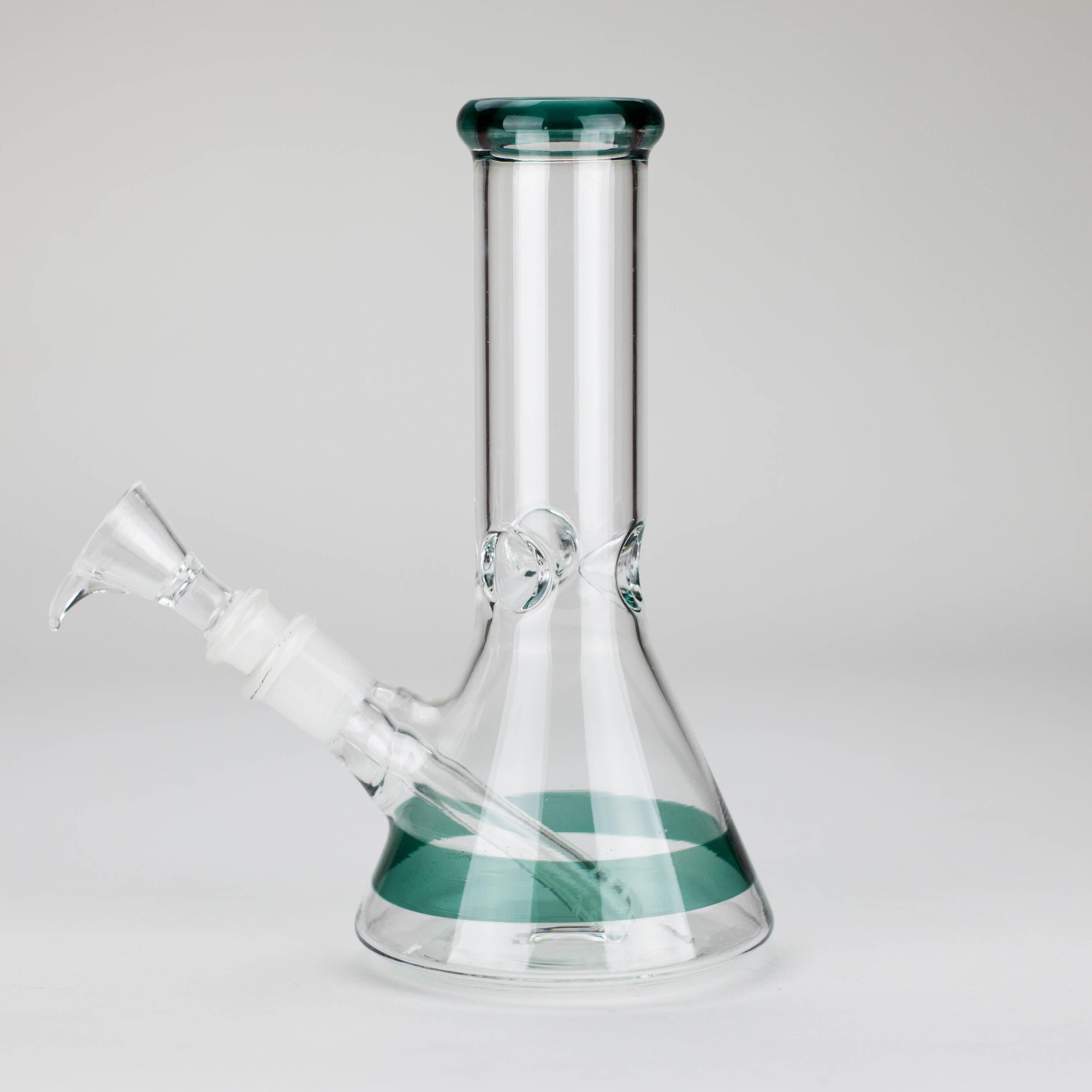 8" Glass Beaker Bong [PIP507]