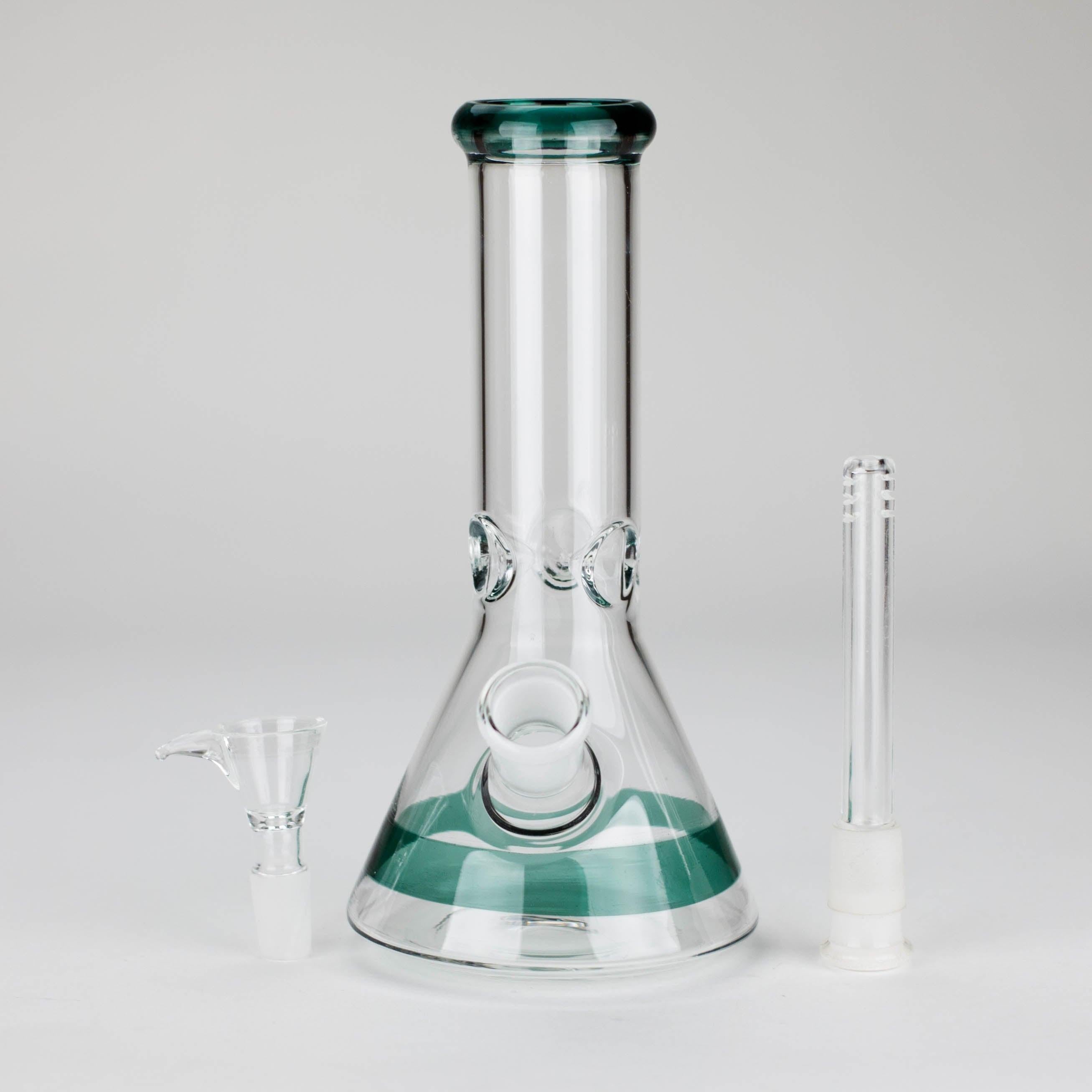 8" Glass Beaker Bong [PIP507]