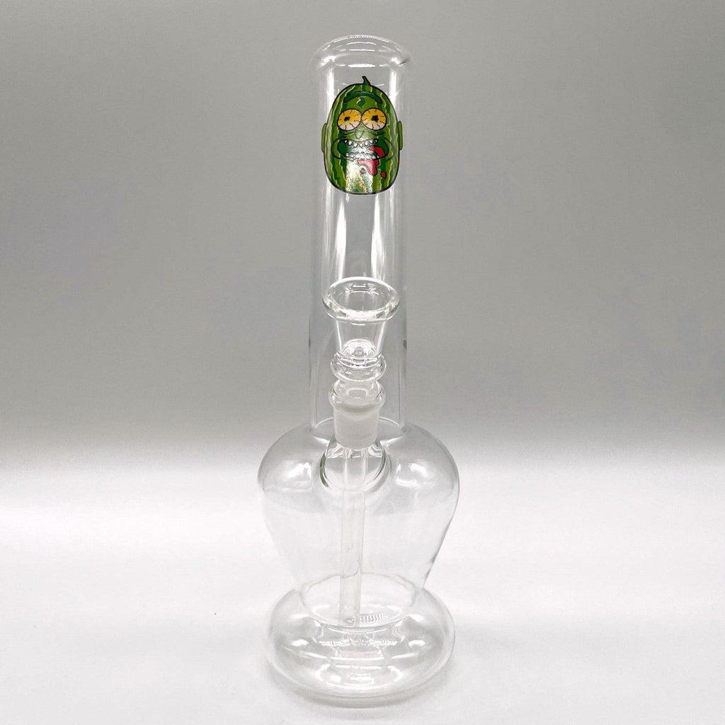 10" Clear Water pipe with cartoon tattoo-Assorted