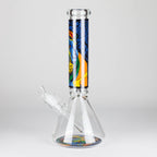 14" 7 mm Glass Bong With Dog Design