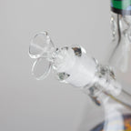 14" 7 mm Glass Bong With Dog Design