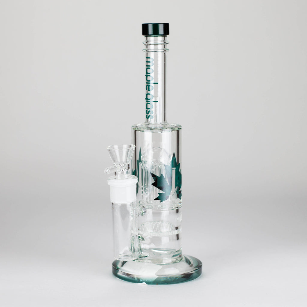 Maple Glass | 12" Honey Comb With Tree Percolator And Splash Guard Bong