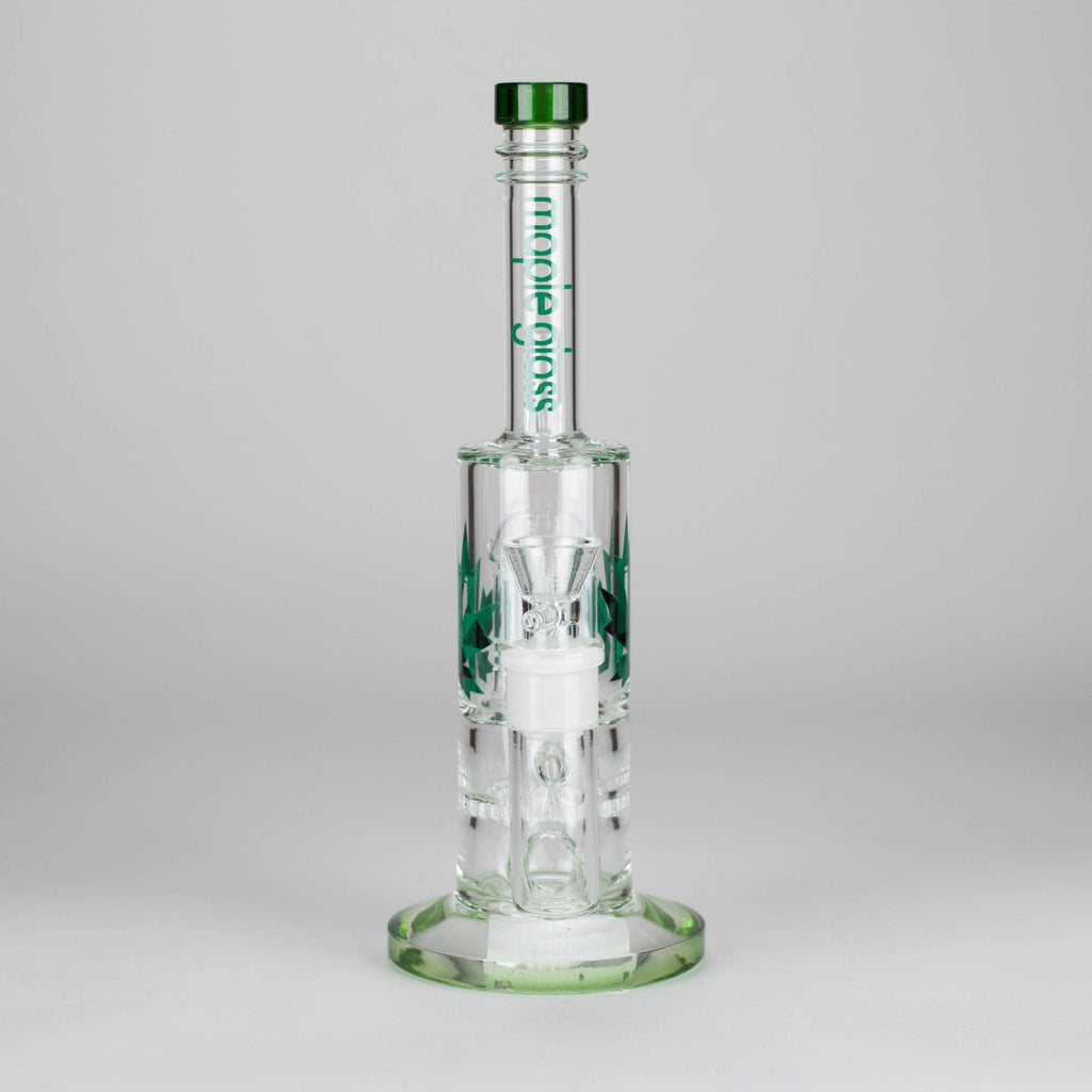 Maple Glass | 12" Honey Comb With Tree Percolator And Splash Guard Bong
