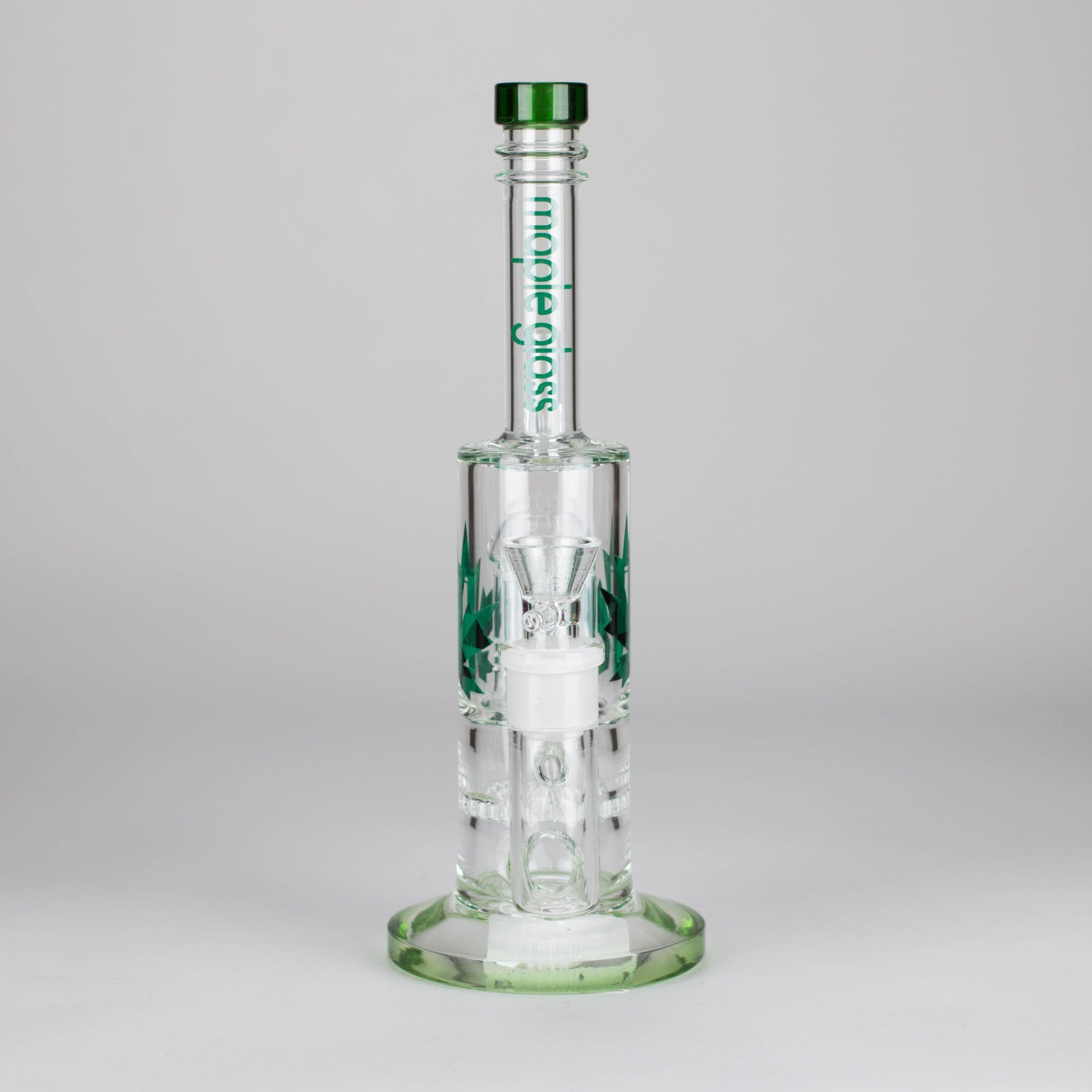 Maple Glass | 12" Honey Comb With Tree Percolator And Splash Guard Bong