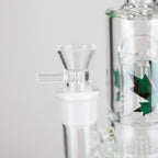 Maple Glass | 12" Honey Comb With Tree Percolator And Splash Guard Bong