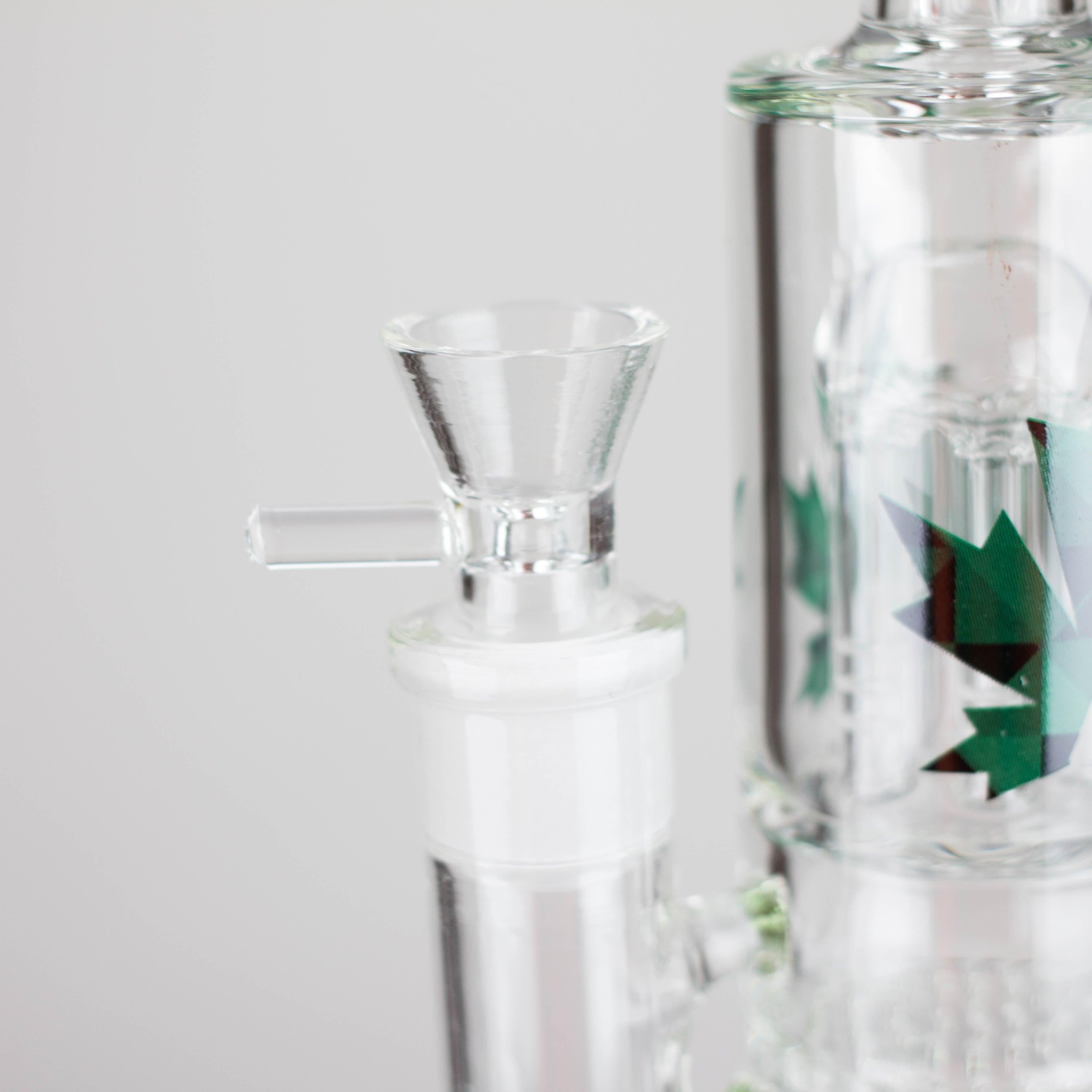 Maple Glass | 12" Honey Comb With Tree Percolator And Splash Guard Bong