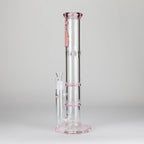 Ganjavibes | Honeycomb 18 Inches Two Disk Percolator Glass Bong By Irie Vibes Series