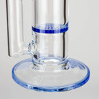 Ganjavibes | Honeycomb 18 Inches Two Disk Percolator Glass Bong By Irie Vibes Series