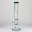 Ganjavibes | Honeycomb 18 Inches Two Disk Percolator Glass Bong By Irie Vibes Series