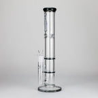 Ganjavibes | Honeycomb 18 Inches Two Disk Percolator Glass Bong By Irie Vibes Series
