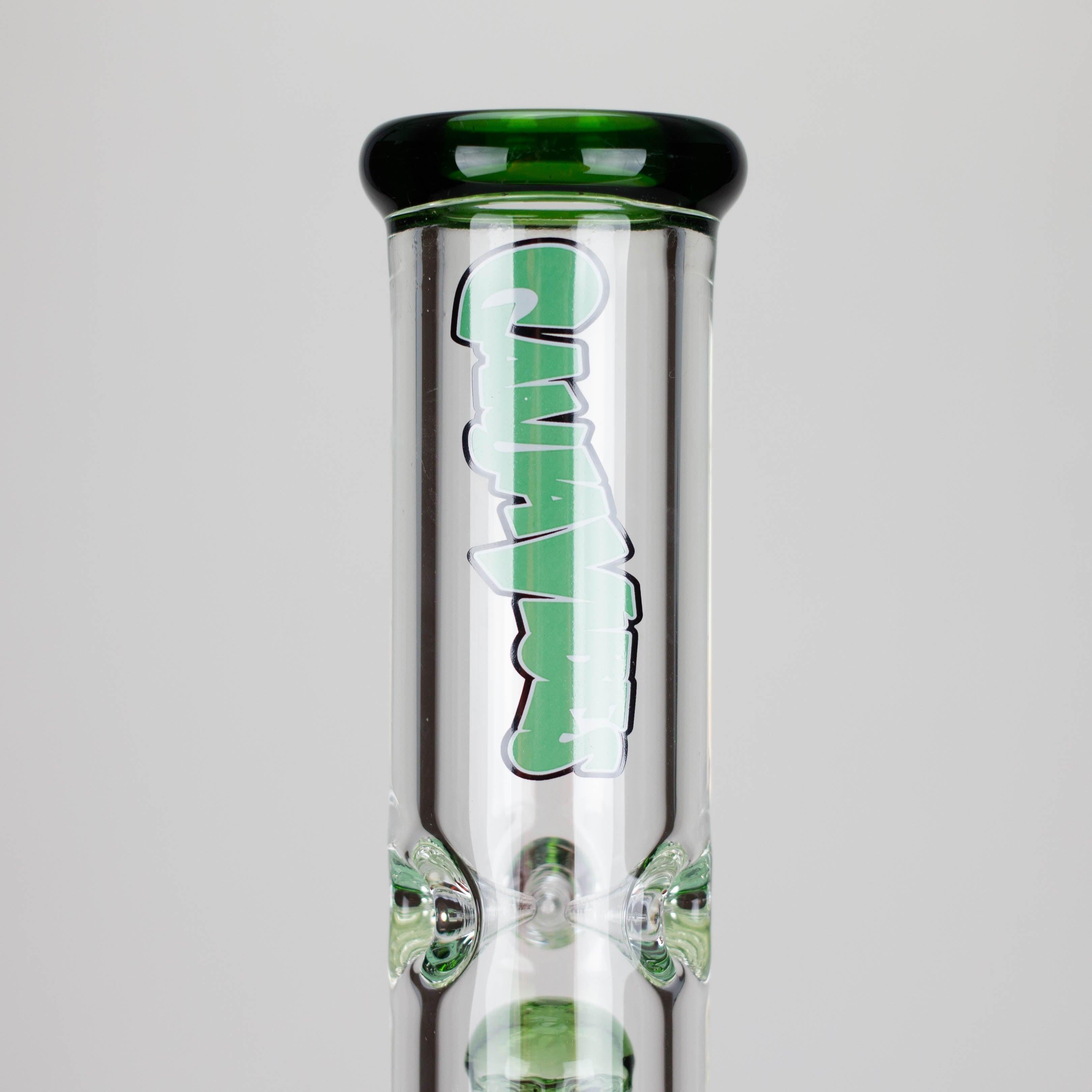 Ganjavibes | 17" Double Tree Percolator Glass Bong By Irie Vibes