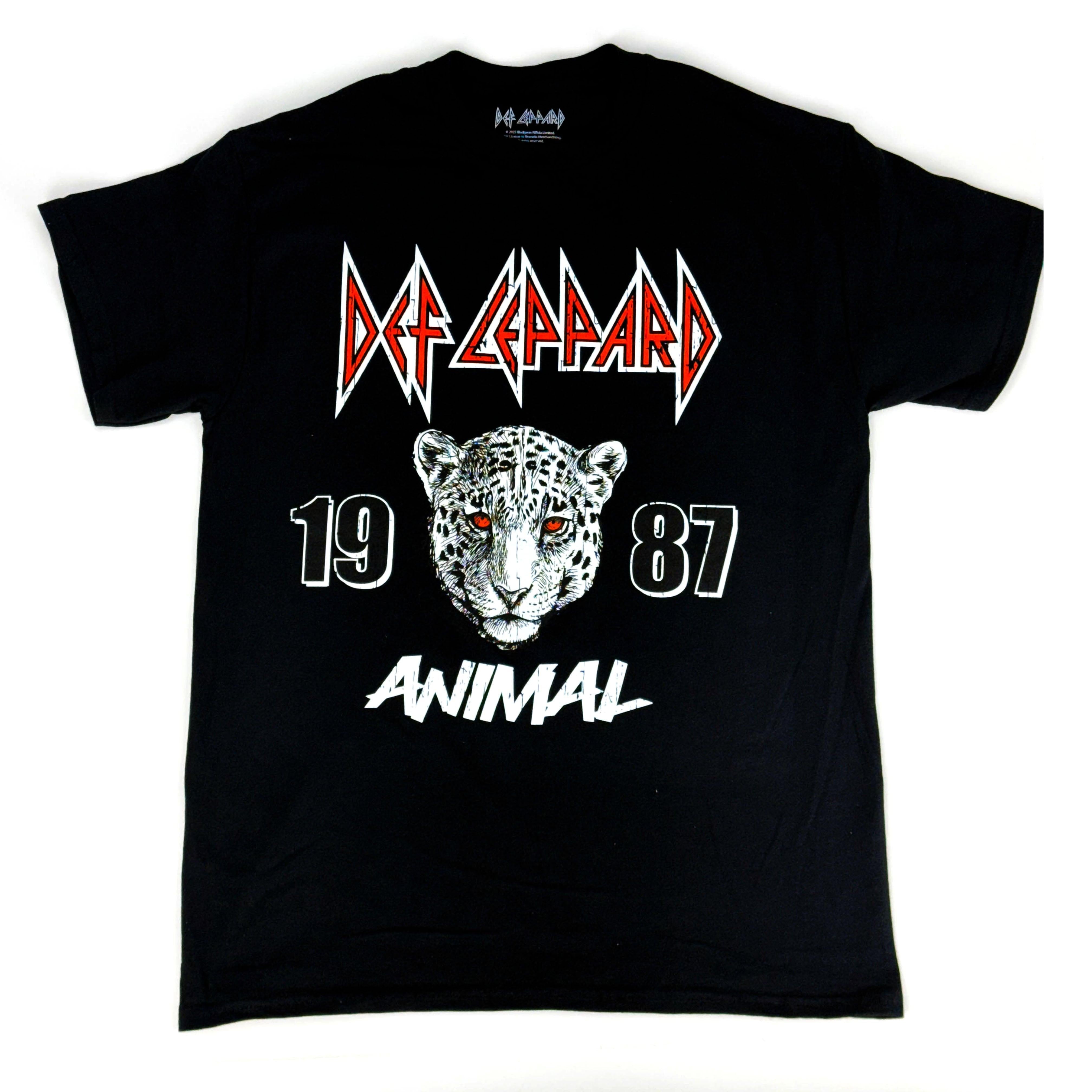 Def Leppard | "Animal Sketch" Unisex T-Shirt-Black- Officially Licensed Main image