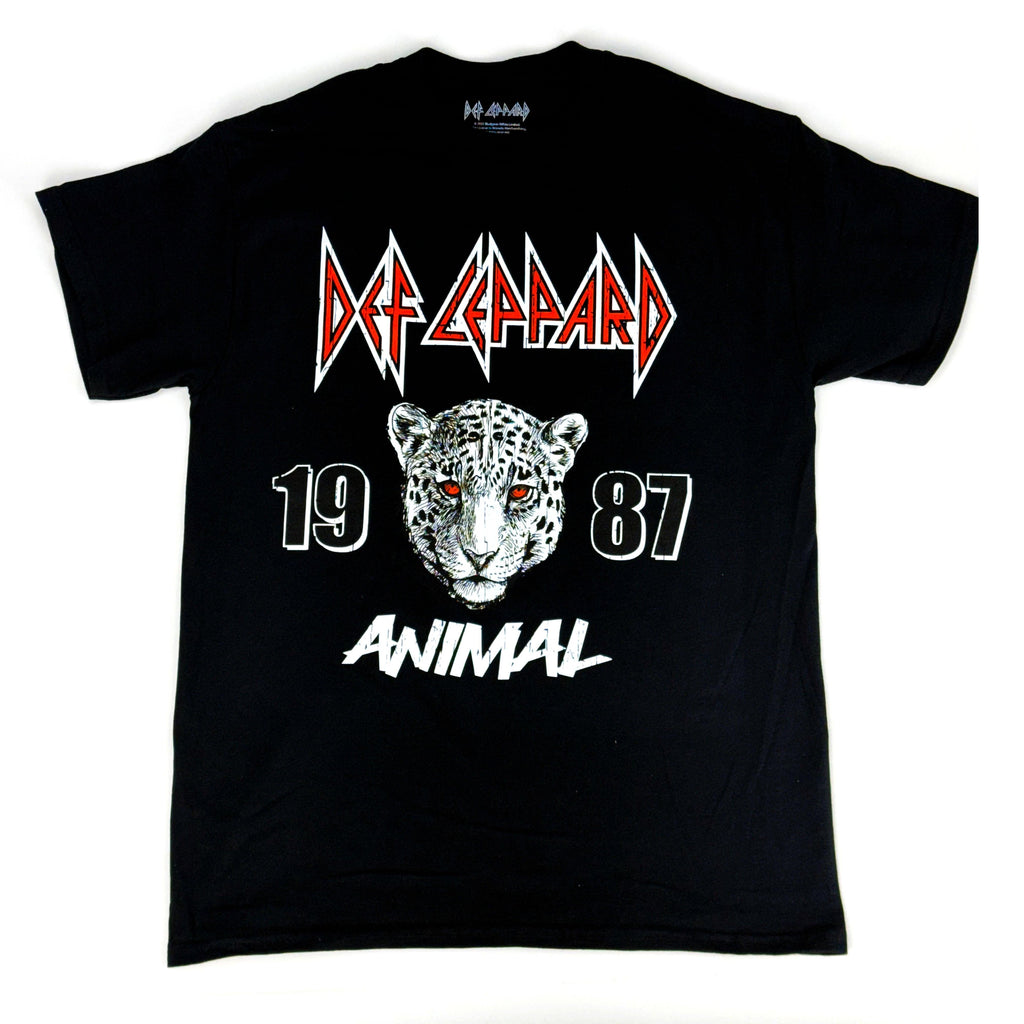 Def Leppard | "Animal Sketch" Unisex T-Shirt-Black- Officially Licensed