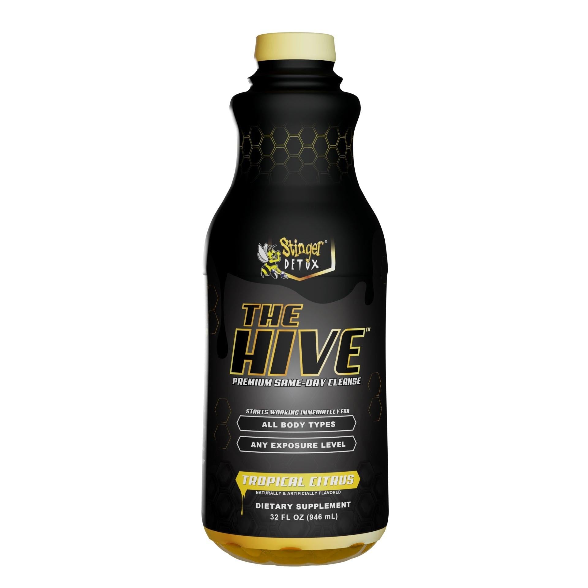 Stinger Detox | The HIVE Premium Same-Day Cleanse - Tropical Citrus Flavor - 32 FL OZ Secondary image