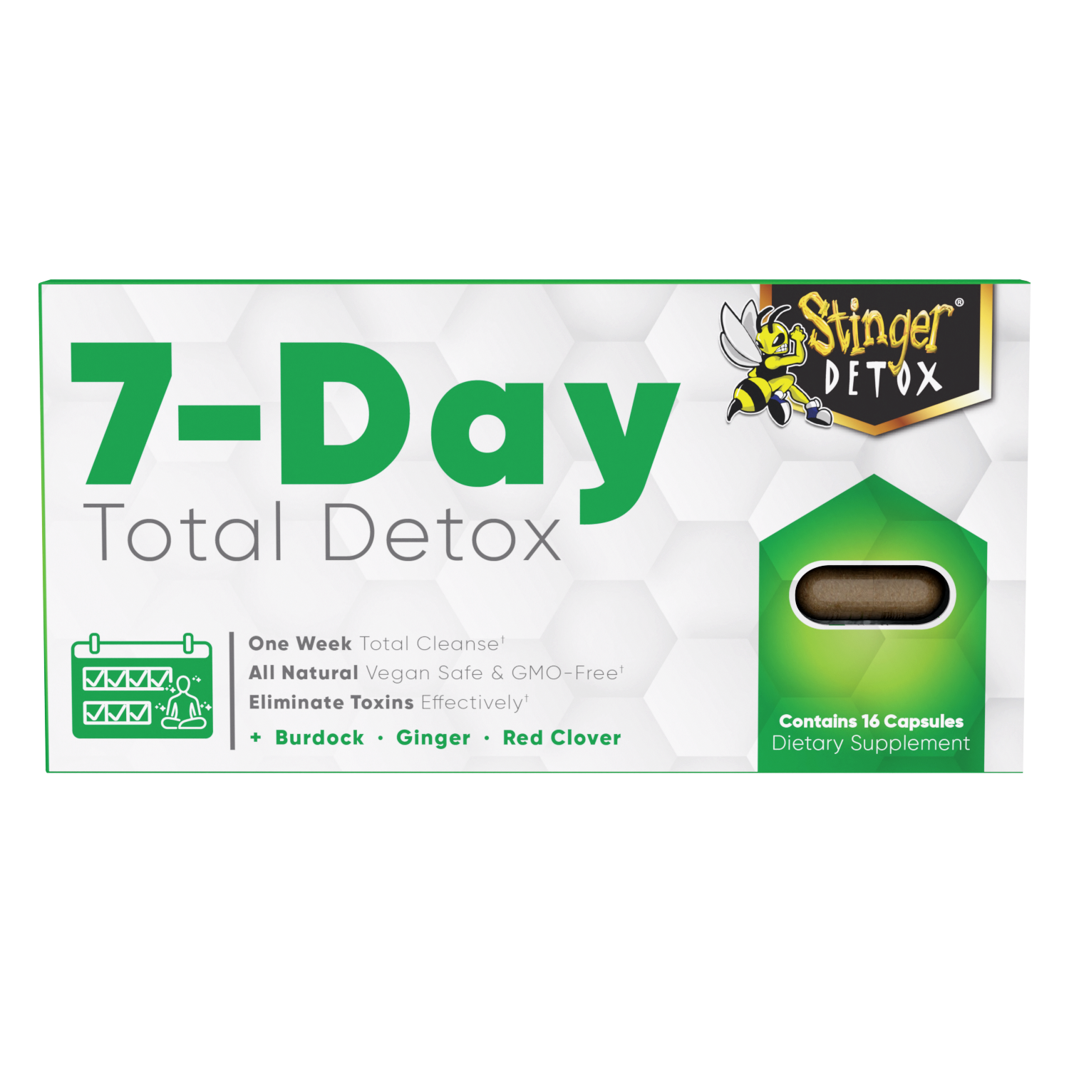 Stinger Detox | 7-Day Total Detox Permanent Cleanser Capsules