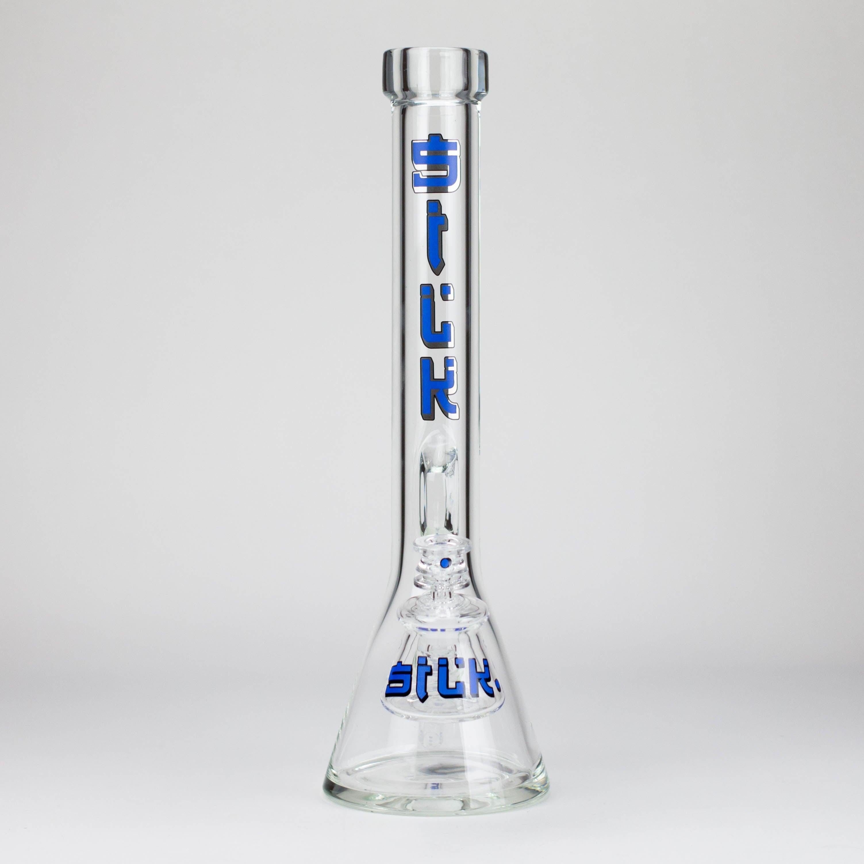 Silk Glass | 17" 10mm Thick Beaker Glass Bong with Accessories – Premium Gift Set