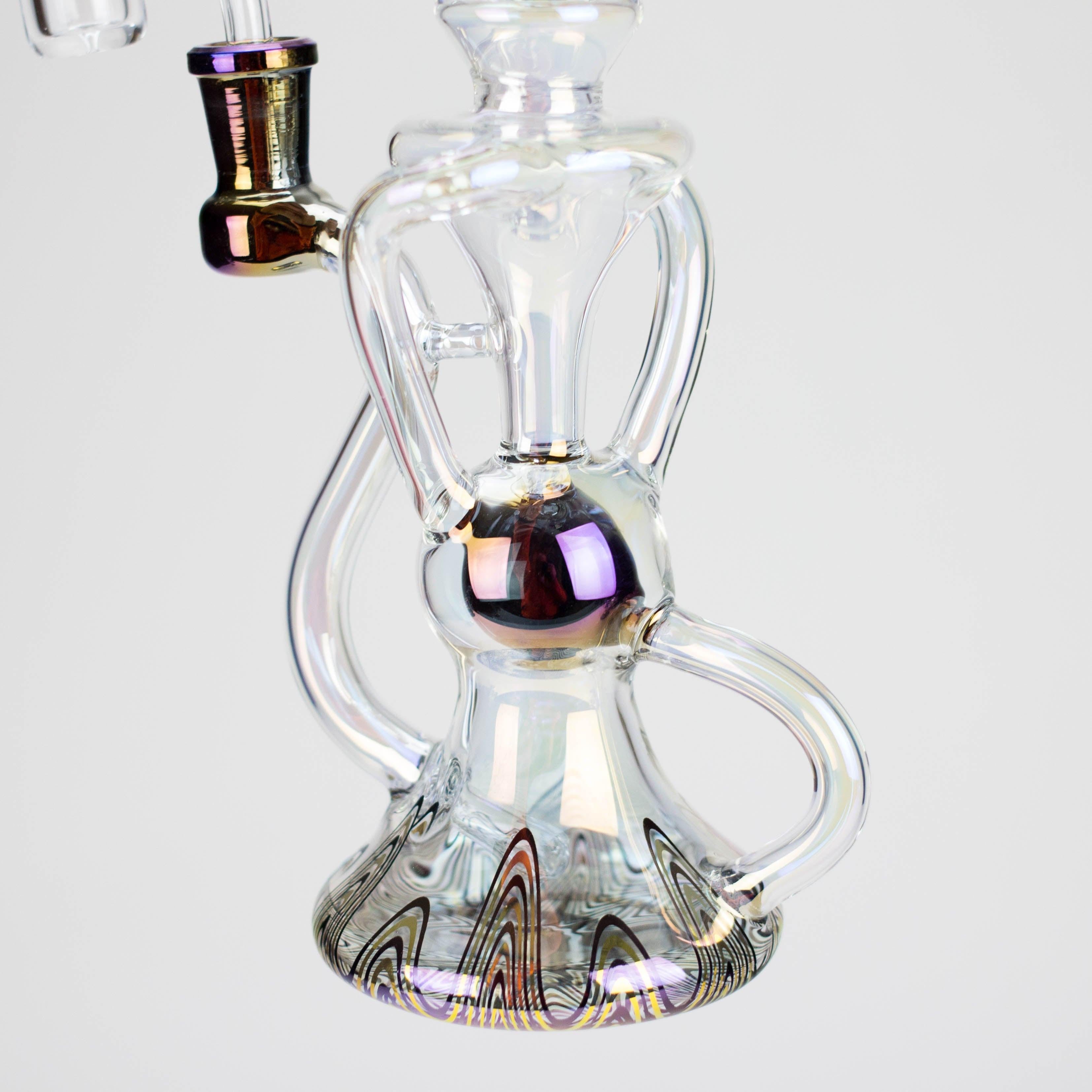 Trippy Glass | Recycler with Banger Secondary image