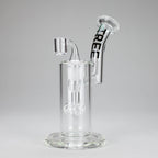 Tree Glass | 9" Glass Rig Cluster Perc with Banger