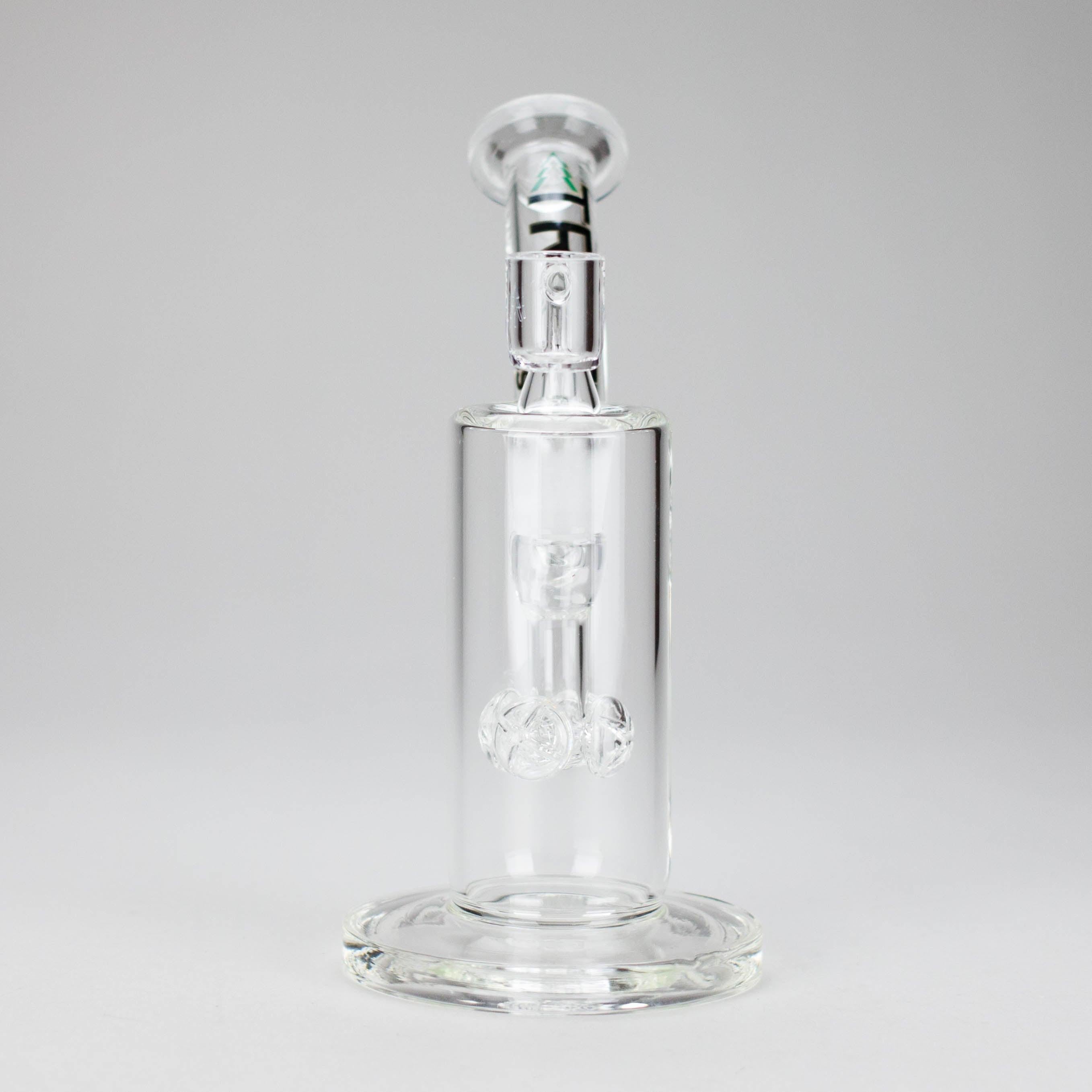 Tree Glass | 9" Glass Rig Cluster Perc with Banger