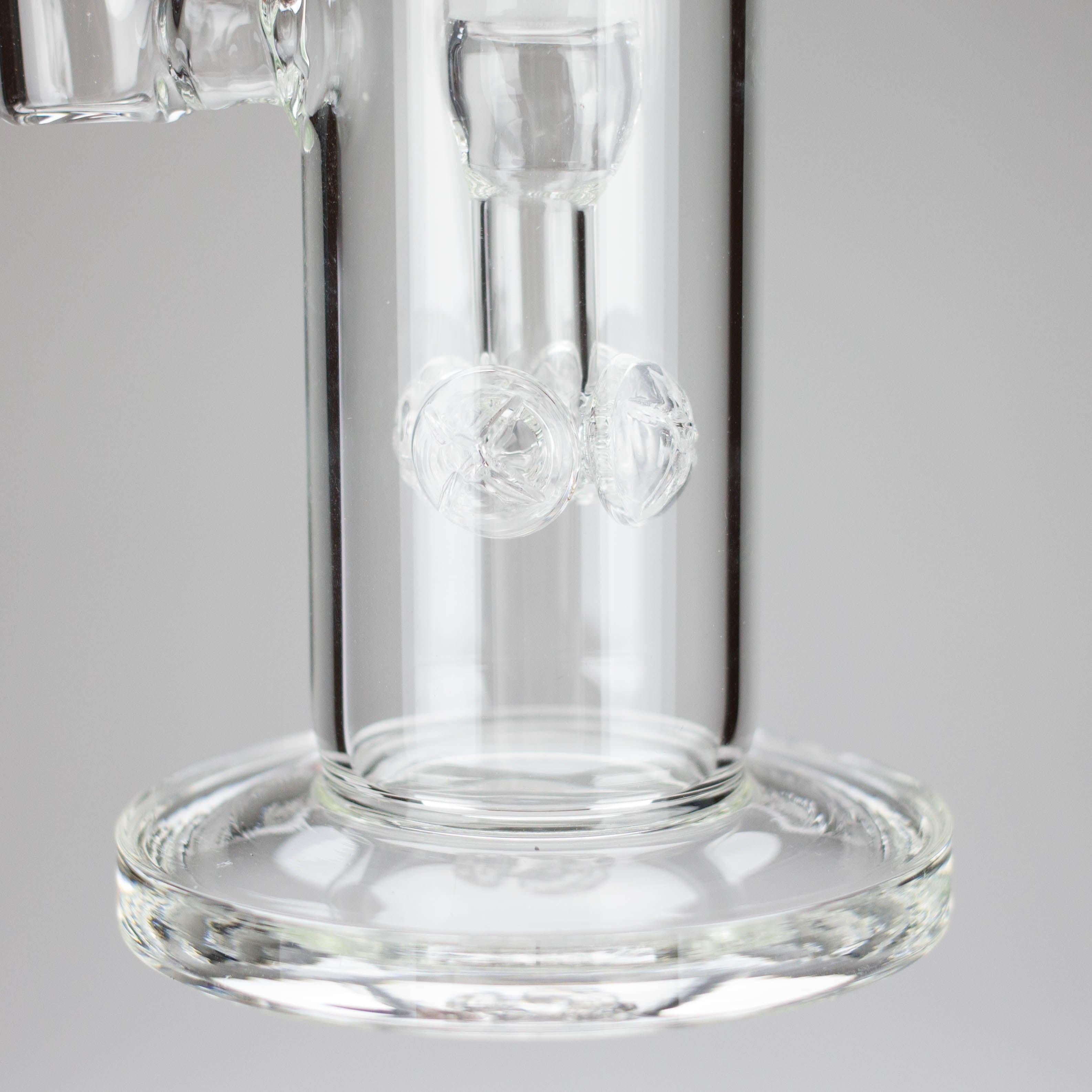 Tree Glass | 9" Glass Rig Cluster Perc with Banger