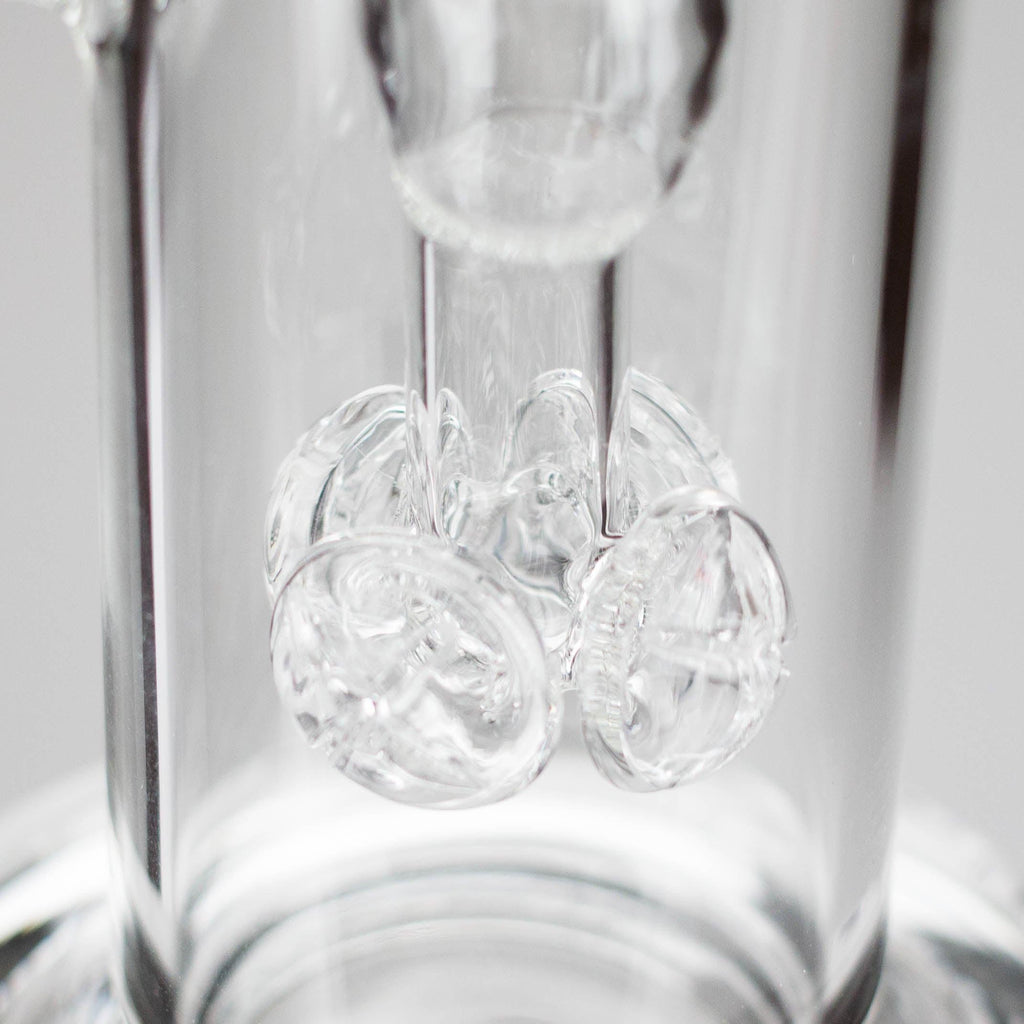 Tree Glass | 9" Glass Rig Cluster Perc with Banger