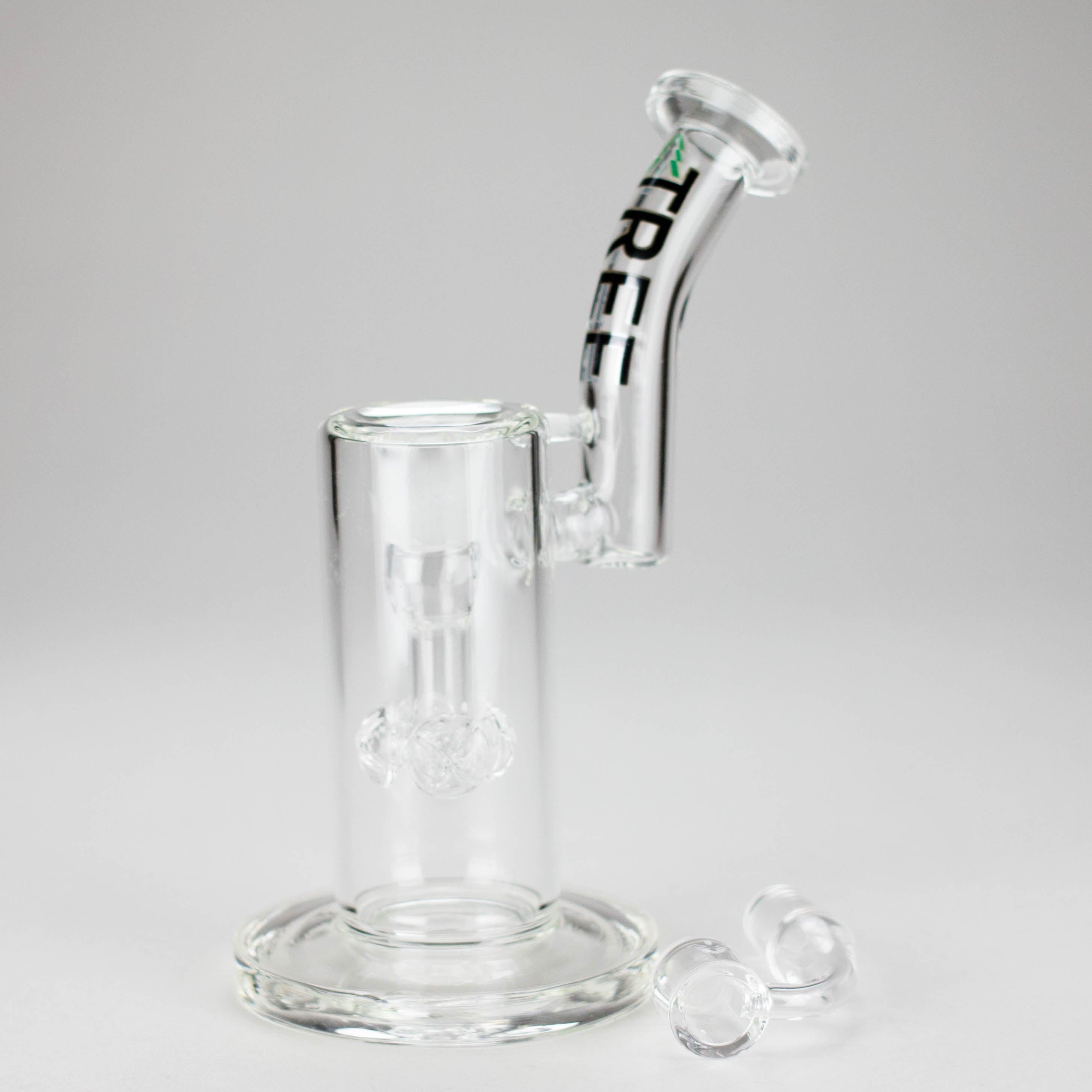 Tree Glass | 9" Glass Rig Cluster Perc with Banger Secondary image