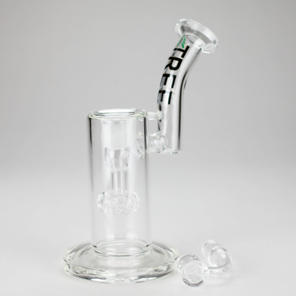 Tree Glass | 9" Glass Rig Cluster Perc with Banger