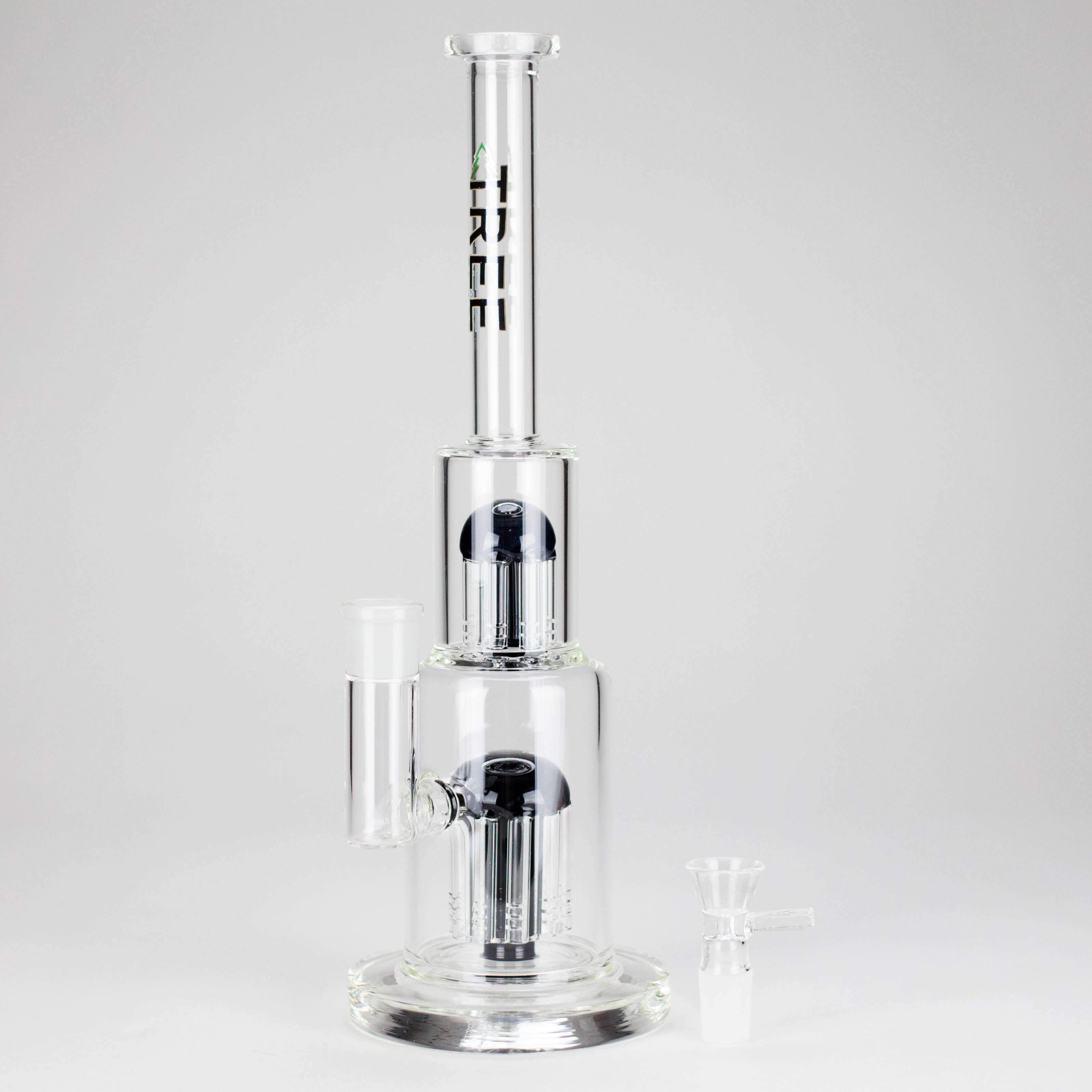 Tree Glass | 15" Double Tree Cake Bong