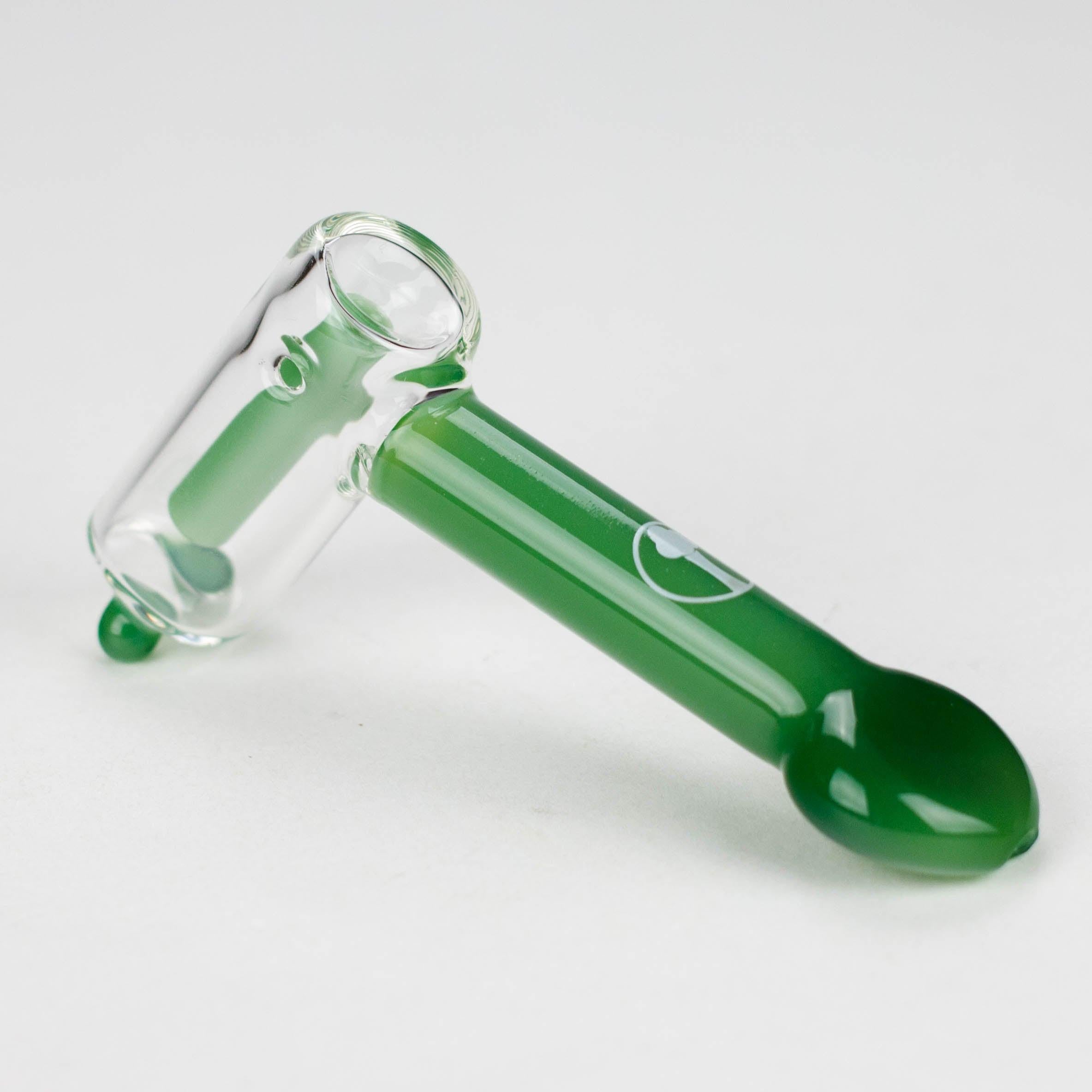 Tree Glass | 4.5" Thin Showerhead Hammer Glass Bubbler