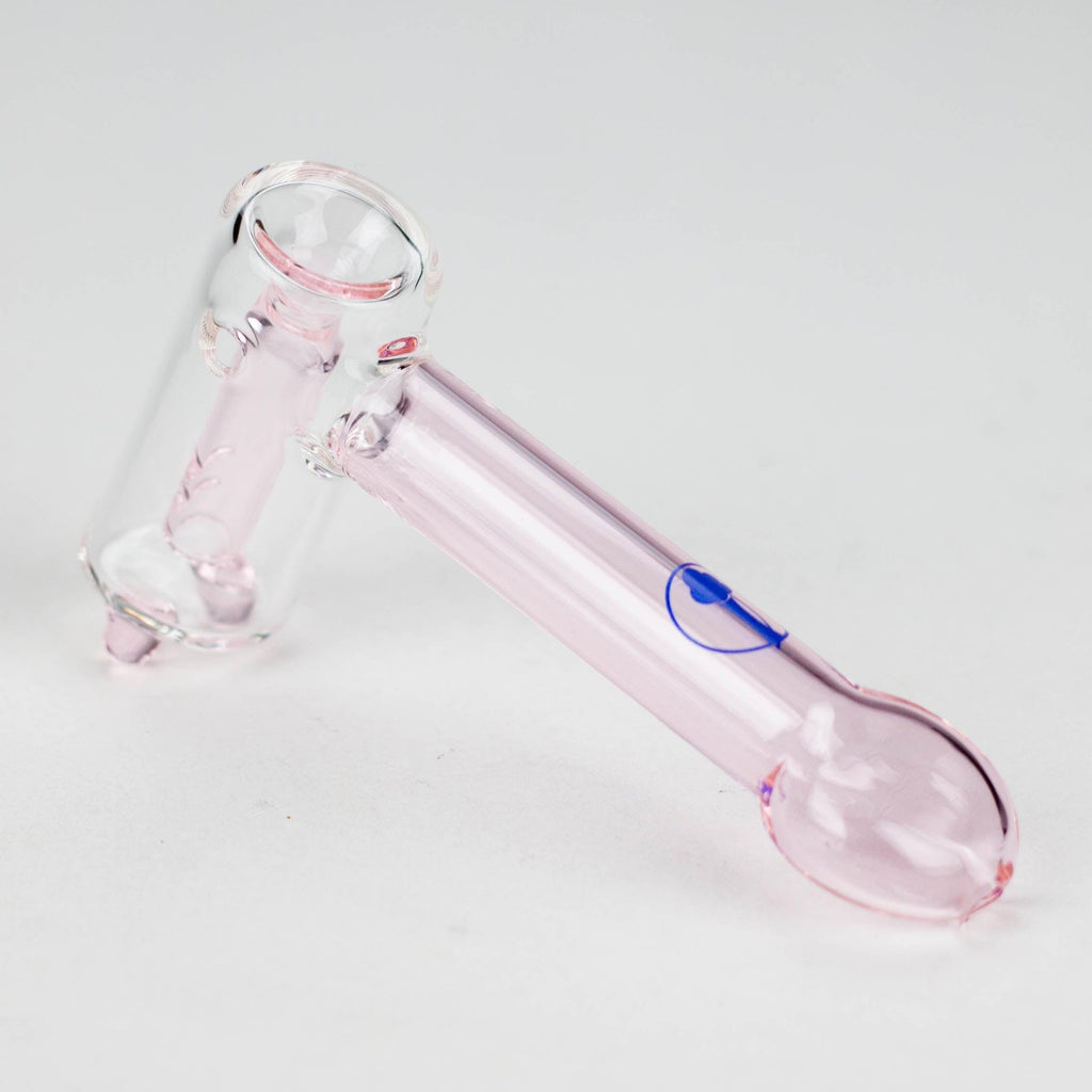 Tree Glass | 4.5" Thin Showerhead Hammer Glass Bubbler