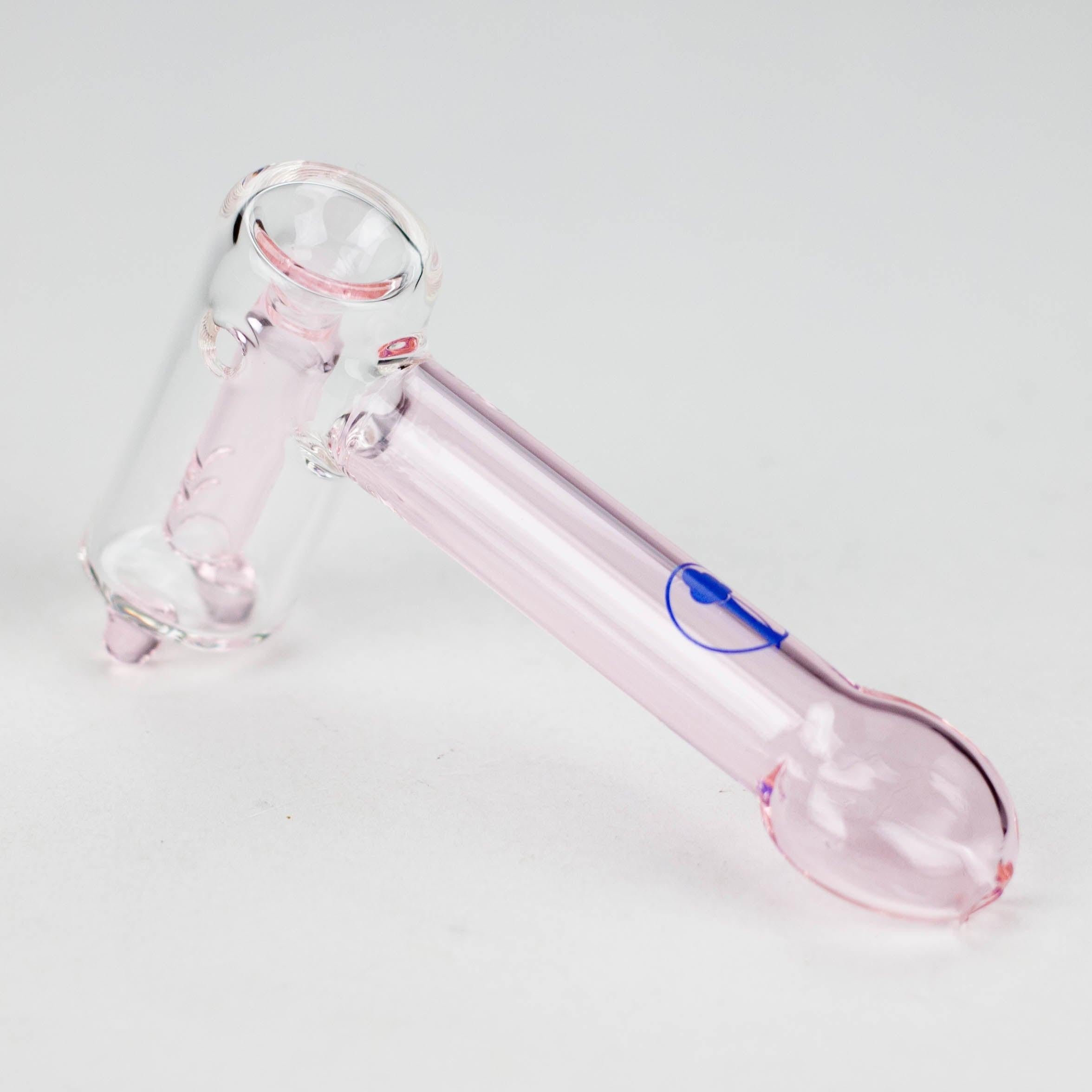Tree Glass | 4.5" Thin Showerhead Hammer Glass Bubbler