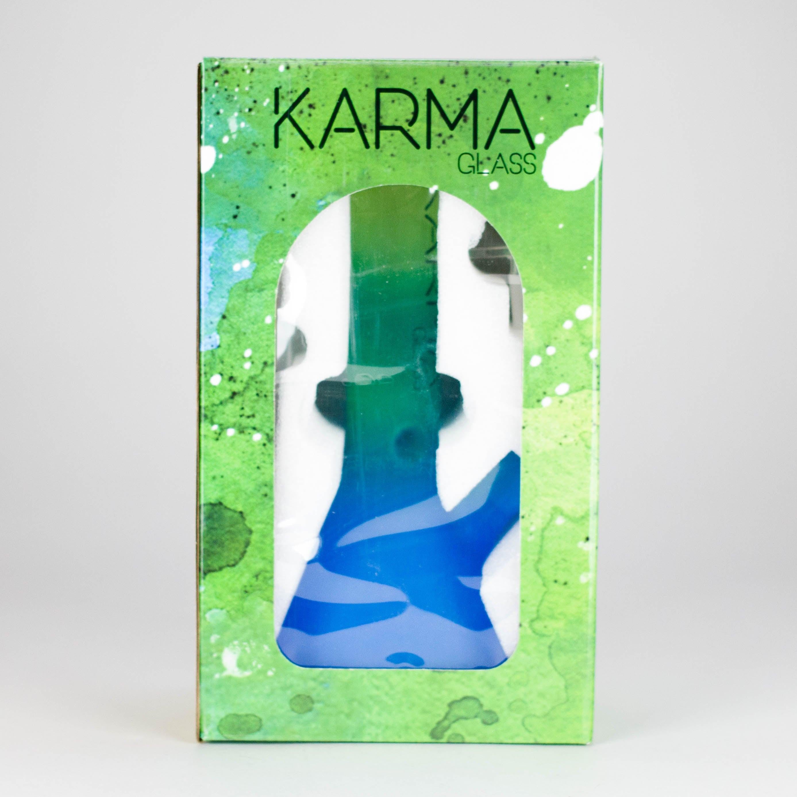 Karma | 9" Beaker 3 Toned Frosted Glass Bong Secondary image