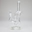 11″ Clear Recycler Glass Bong with inline diffuser [C8032]