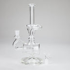 11″ Clear Recycler Glass Bong with inline diffuser [C8032]