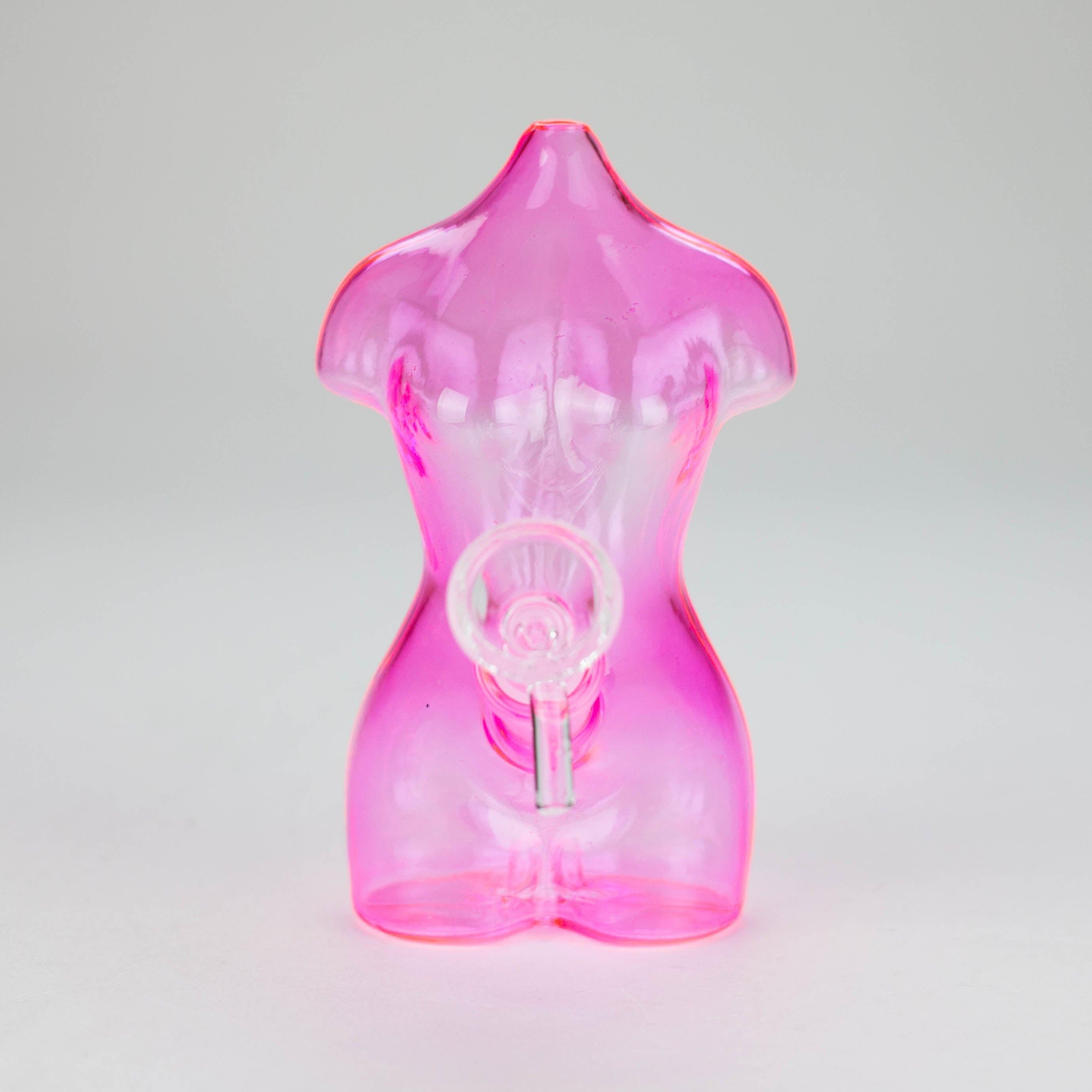 4″ Pink Lady Soft Glass Bong [TX218] Secondary image