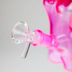 4″ Pink Lady Soft Glass Bong [TX218]