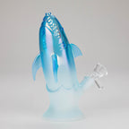 7″ Blue Dolphin Glass Bong [XD009]