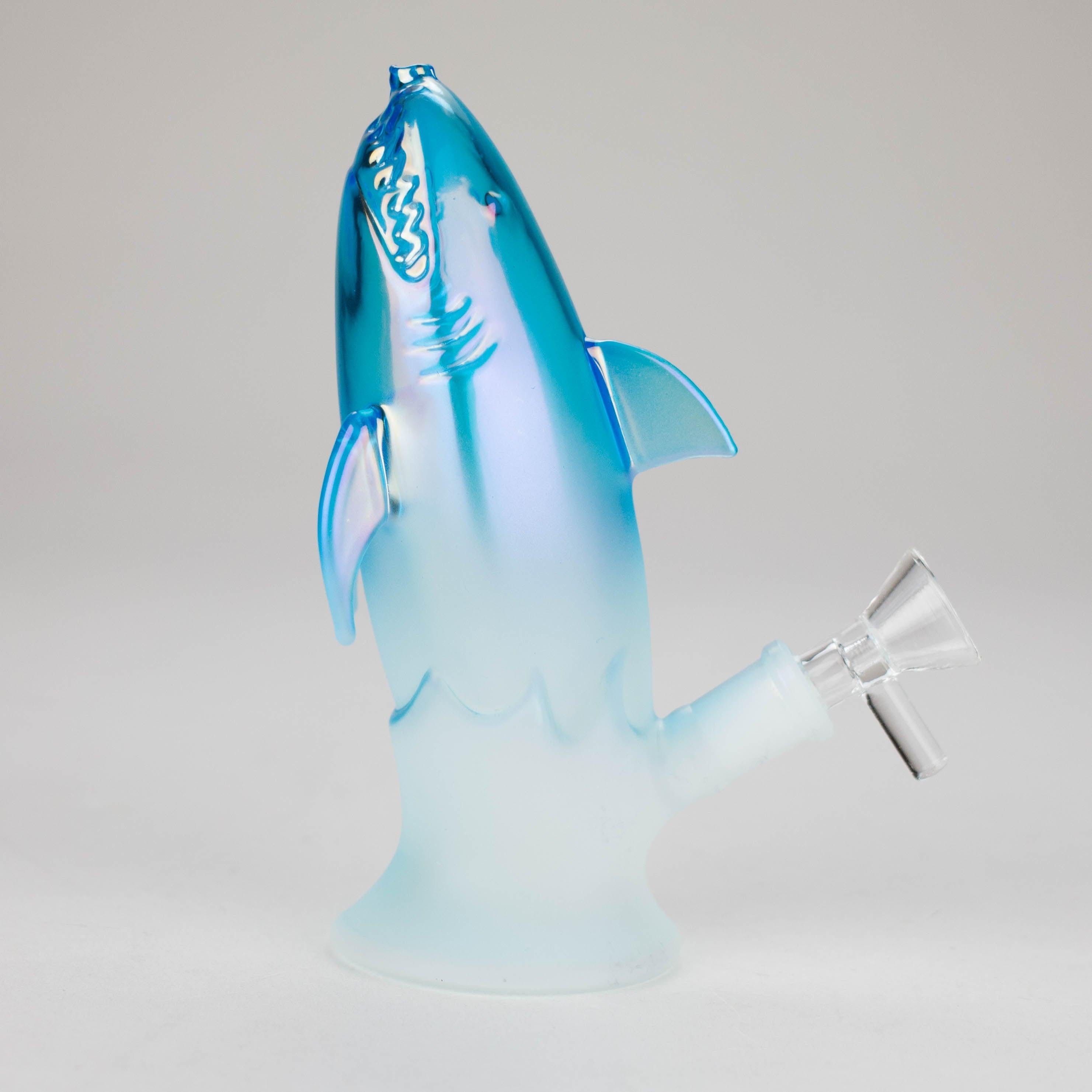 7″ Blue Dolphin Glass Bong [XD009] Secondary image