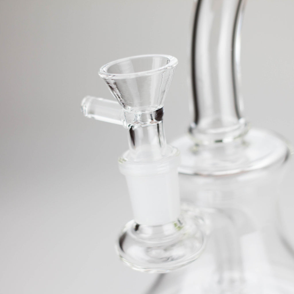 6″ Clear Glass Bong with water diffuser [DCK-017]