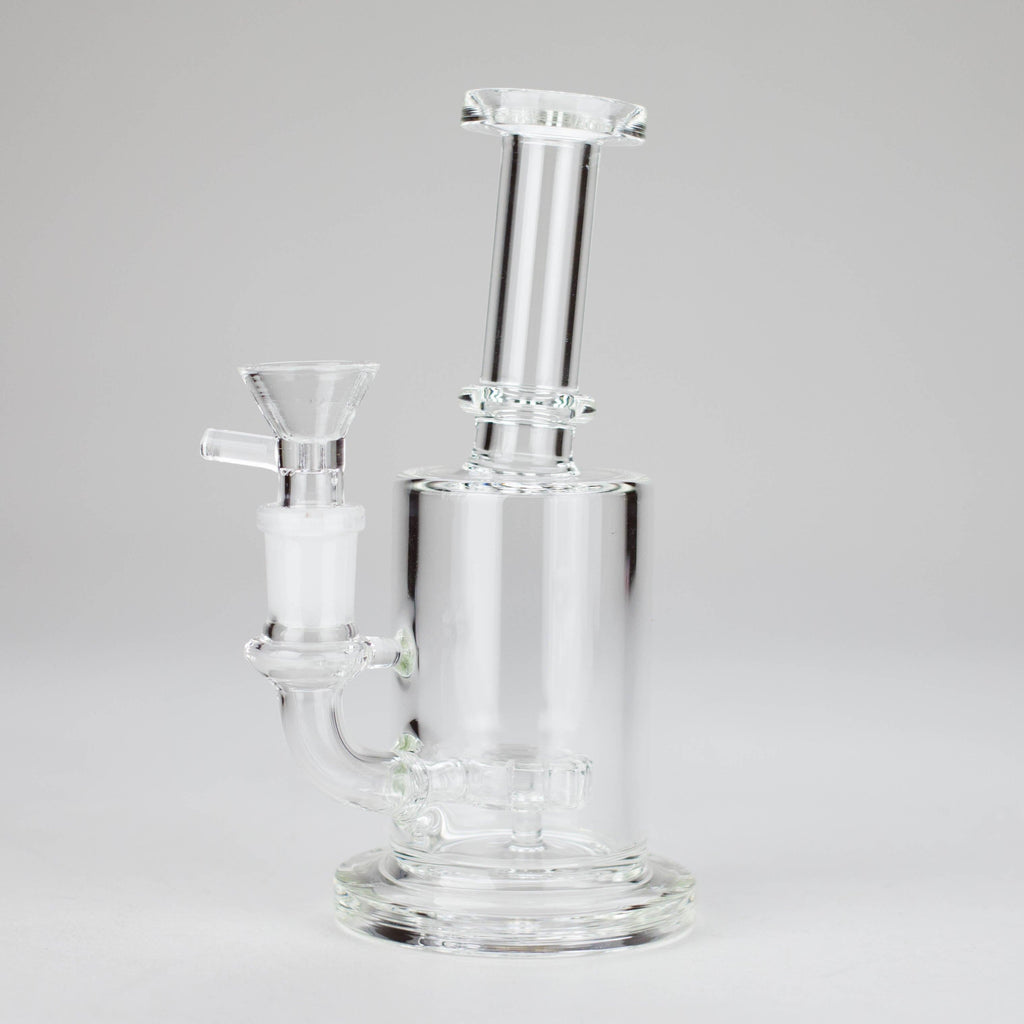 7″ Clear Glass Bong with water diffuser [C1041]