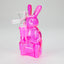 6″ Pink Bunny Soft Glass Bong [HL011]