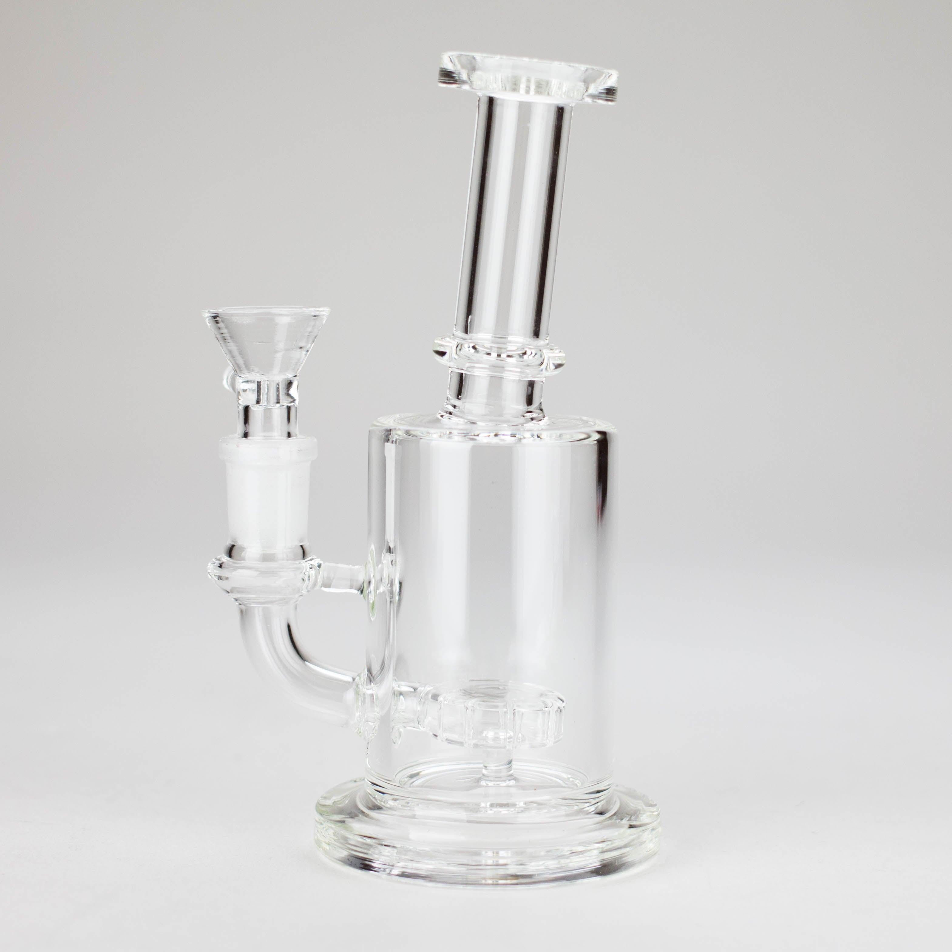 7″ Clear Glass Bong with water diffuser [C1041] Secondary image