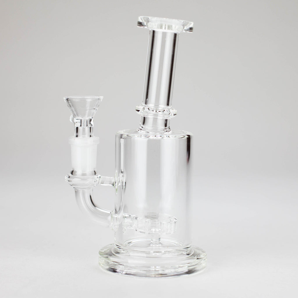 7″ Clear Glass Bong with water diffuser [C1041]