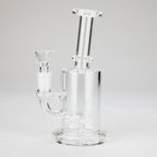 7″ Clear Glass Bong with water diffuser [C1041]