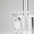 7″ Clear Glass Bong with water diffuser [C1041]