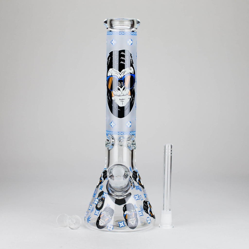 13″  7mm Glass Beaker Bong  [DCK-019]