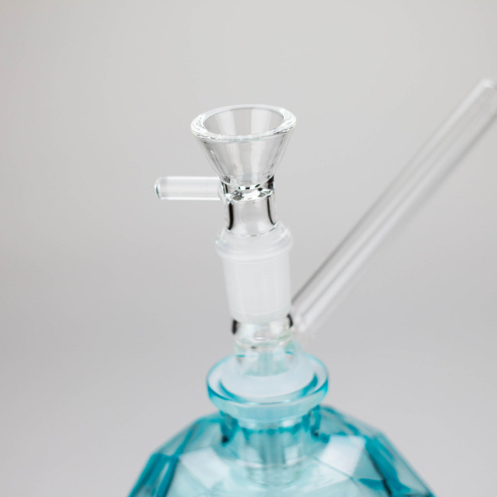 7″ Diamond Soft Glass Bong [DWP50]