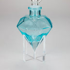 7″ Diamond Soft Glass Bong [DWP50]