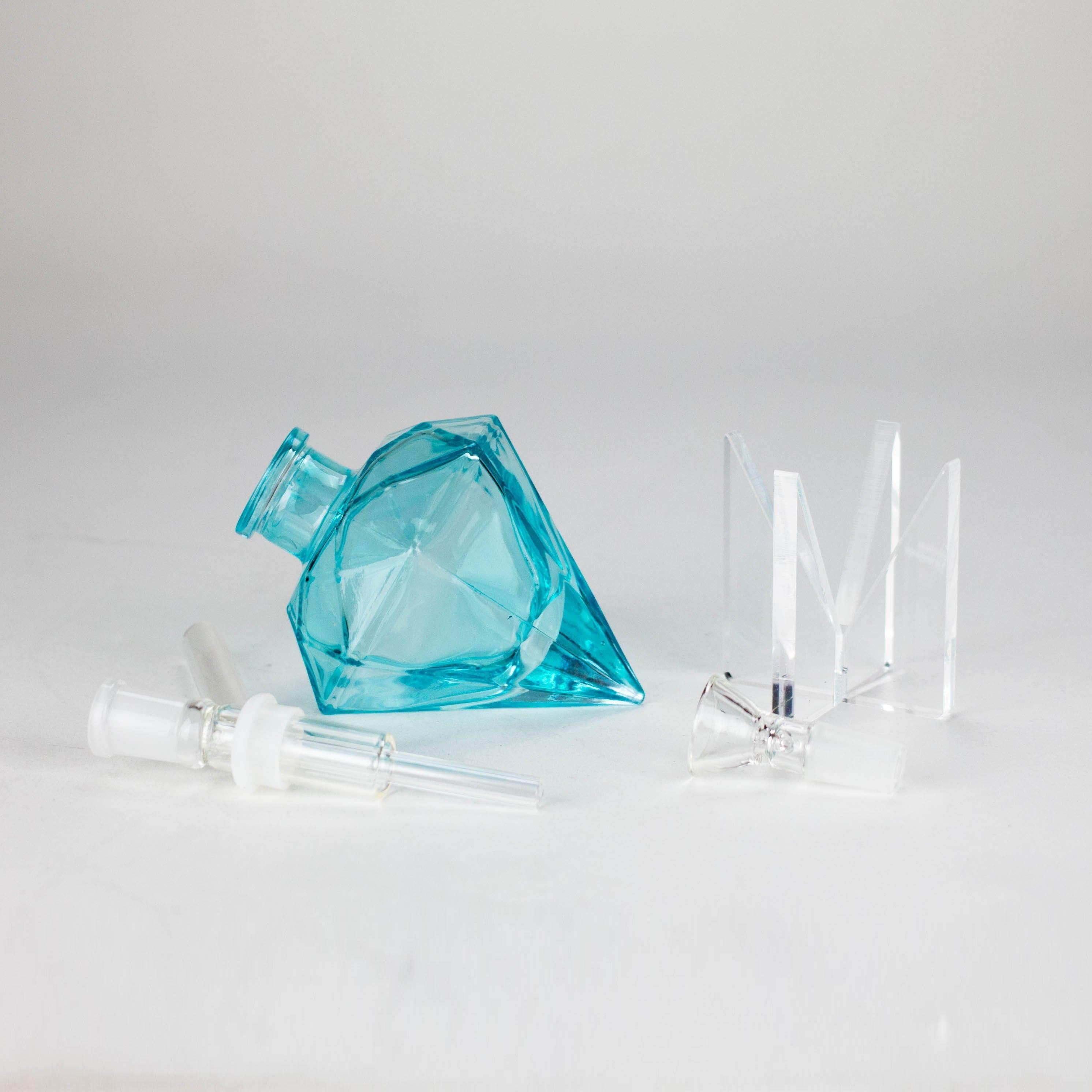 7″ Diamond Soft Glass Bong [DWP50] Secondary image