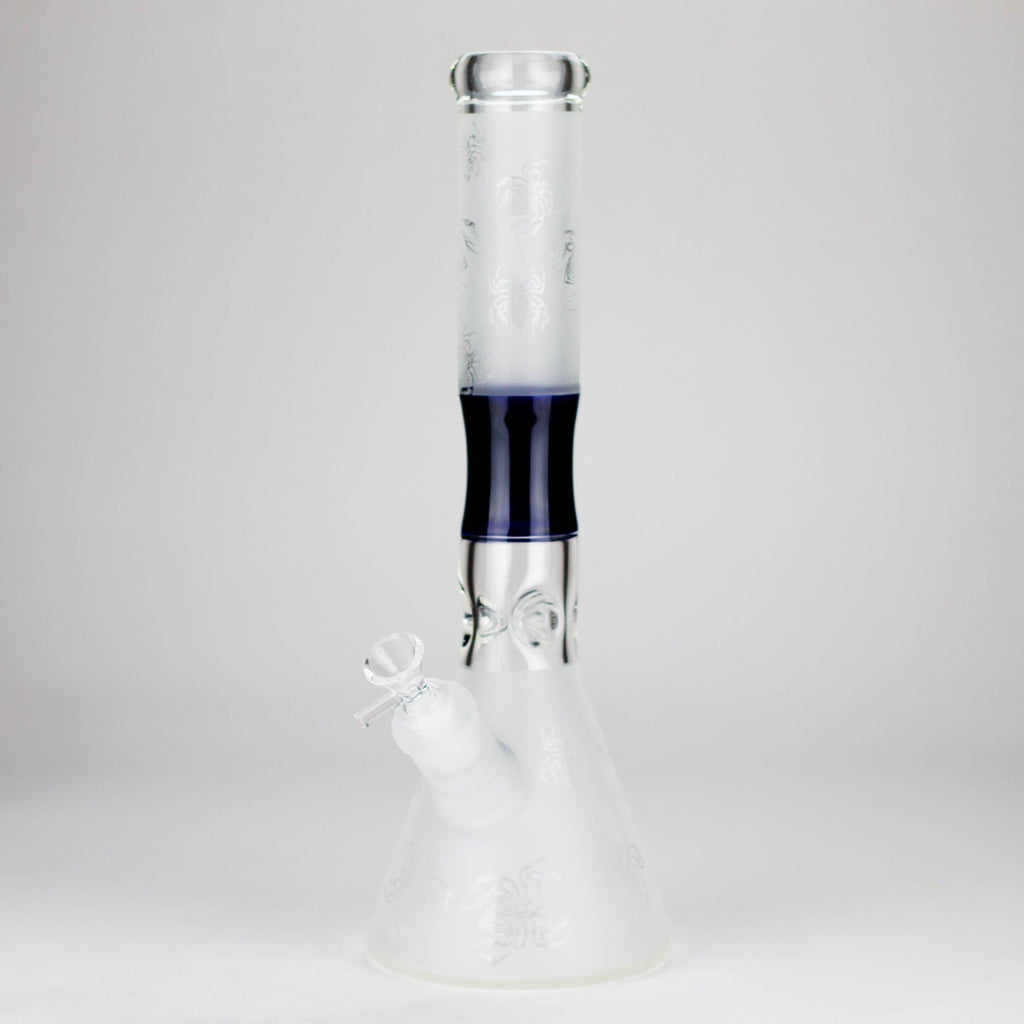 15″ 7mm Glass Beaker Bong  [C1033]